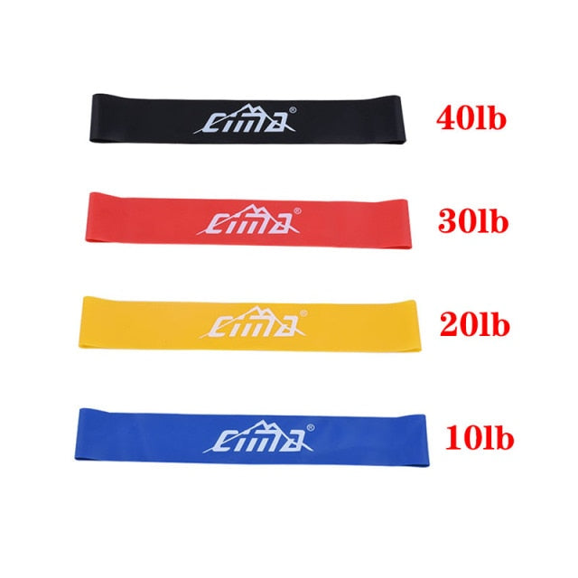 Elastic Fitness Resistance Bands Buttock Strength Training Crossfit Yoga Exercise Rubber Pulling Loop Crossfit Workout Equipment