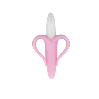 Baby Teether Silicone Toys BPA Free Banana Teething Ring Nursing Training Toothbrush Gift for Newborn Baby Care Accessories