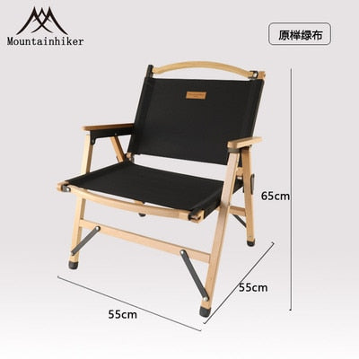 New Camping Chair Outdoor Folding Chair Wood Relax Camp Chairs Portable Foldable Picnic Chairs Garden Furniture for BBQ Party