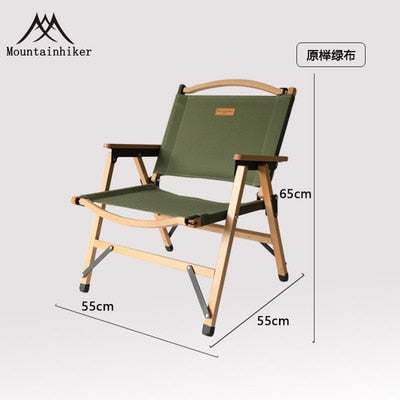 New Camping Chair Outdoor Folding Chair Wood Relax Camp Chairs Portable Foldable Picnic Chairs Garden Furniture for BBQ Party