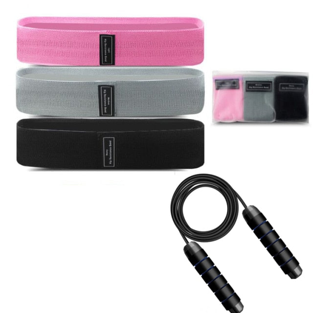 Resistance Bands Set Workout Rubber Elastic Sport Booty Band Fitness Equipment For Yoga Gym Training Fabric Bandas Elasticas