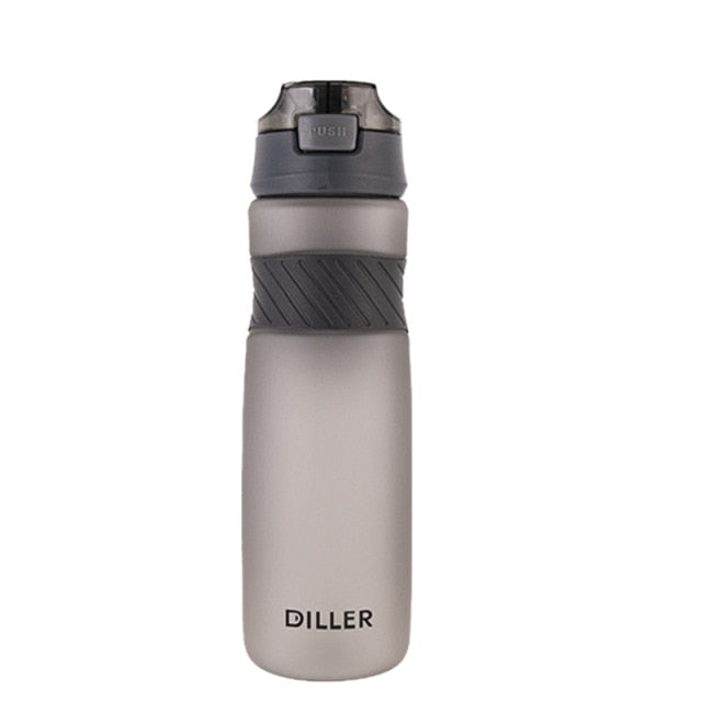 6 Colors Portable Tritan Material Water Bottle With Straw Outdoor Sport Fitness Drinking Bottles Durable Plastic Bottle