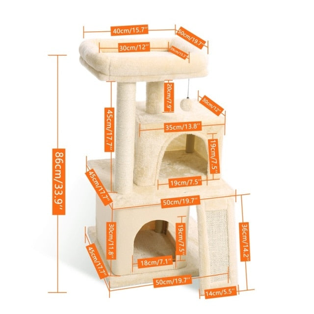 Unique Designing Sisal Cat Tree Pet Window Luxury Chair Kitten Jumping Bed House For Cat Scratching Post Funny Hanging Ball