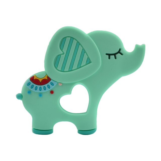 1PC Silicone Giraffe Baby Teether Animal Newborn Teething Toy Kids Care Organic Nursing Gift BPA Free Pacifier Chain Accessories