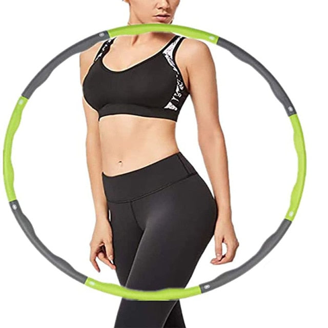 8 Section Detachable Hoola Hoop Slimming Hoop Exercise Equipment Hoops For Weight Loss