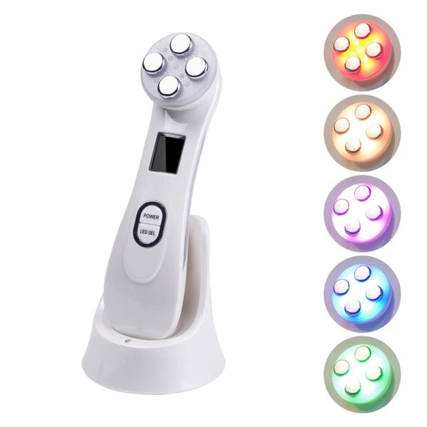 Mesotherapy Electroporation RF Radio Frequency Facial LED Photon Skin Care Beauty Device Face Lifting Tighten Wrinkle Removal