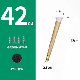 4Pcs Table Legs Wooden Nordic Bathroom Cabinet Furniture Sofa Legs Dressers Feet Chair Kitchen Accessories Coffee Tables Fitting