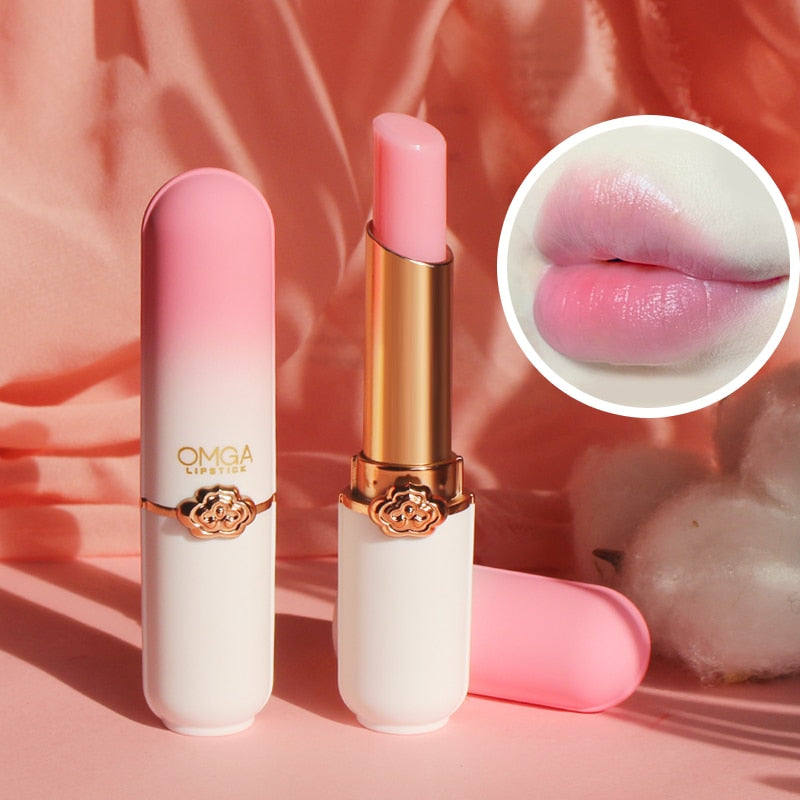 Hot Lip Balm Peach Change Lipstick Moisturizing Long Lasting Lip Gloss Makeup Lip Care Beauty Korean Cosmetics Maquillaje TSLM1