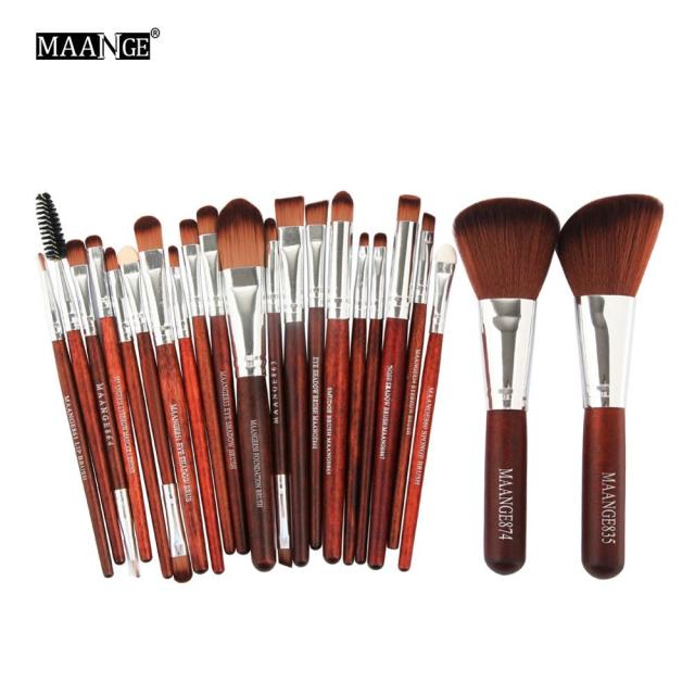 MAANGE 20/22Pcs Beauty Makeup Brushes Set Cosmetic Foundation Powder Blush Eye Shadow Lip Blend Make Up Brush Tool Kit Maquiagem