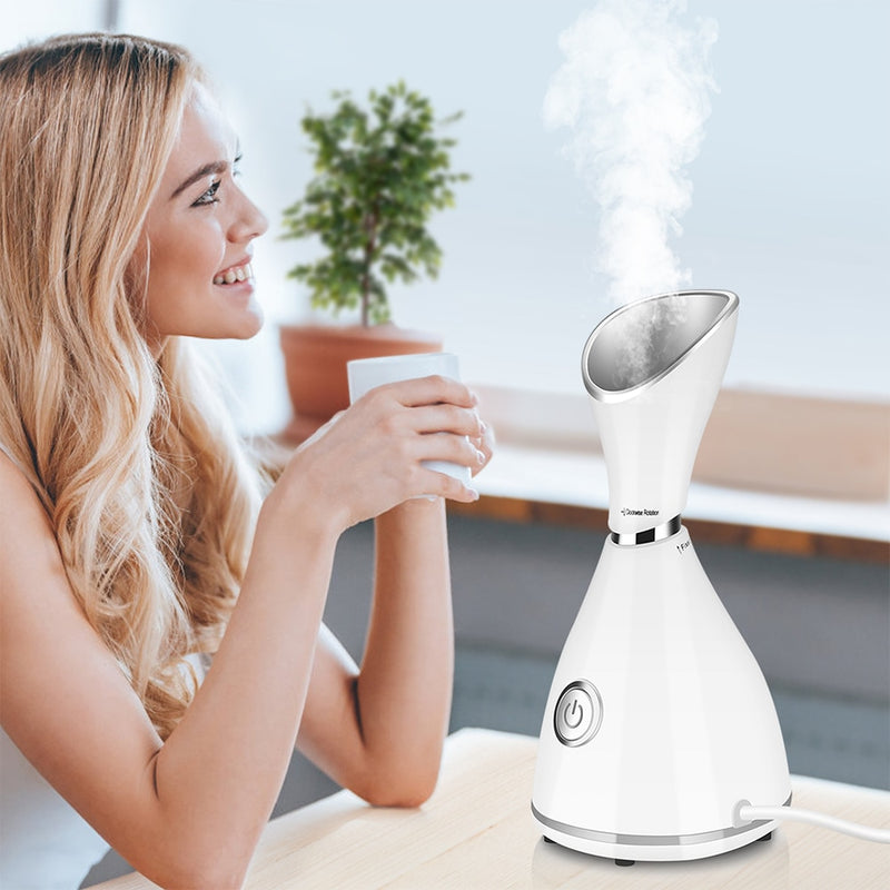 Nano Ionic Facial Steamer Hot Steamer Cleaner Facial Deep Cleaning Face Sprayer Machine Beauty Face Steaming Device Facial Steam