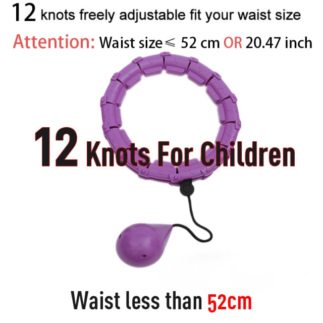 Fitness Smart Sport Hoop Adjustable Thin Waist Exercise Gym Circle ring Fitness Equipment Waist Easy fitness