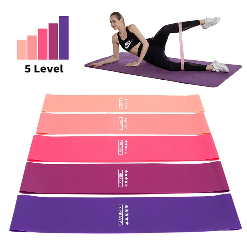 Yoga Training Fitness Gum Exercise Gym Strength Resistance Bands Pilates Sport Rubber Fitness Bands Crossfit Workout Equipment