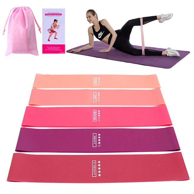 Yoga Training Fitness Gum Exercise Gym Strength Resistance Bands Pilates Sport Rubber Fitness Bands Crossfit Workout Equipment