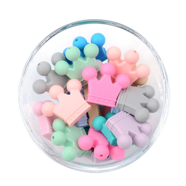 LOFCA 10pcs Koala Silicone Beads BPA Free Food Grade Baby Silicone Teething Beads Toys Baby Care Pacifier Chain Gift DIY