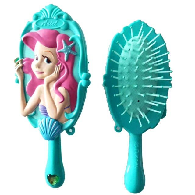 Disney Mickey Minnie Comb Kid Air Cushion Massage Comb Hair Care Brushes Baby Girls Dress Up Makeups Toy Gifts