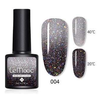LEMOOC Cat's Eye Magnetic Nail Polish Gel Soak Off UV LED Nail Varnish Lacquers Shiny Glitter Beauty Design Cat Polishes