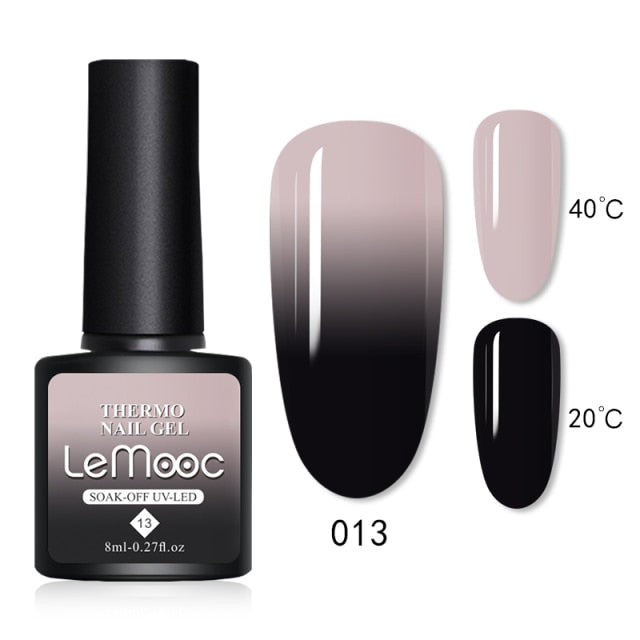 LEMOOC Cat's Eye Magnetic Nail Polish Gel Soak Off UV LED Nail Varnish Lacquers Shiny Glitter Beauty Design Cat Polishes