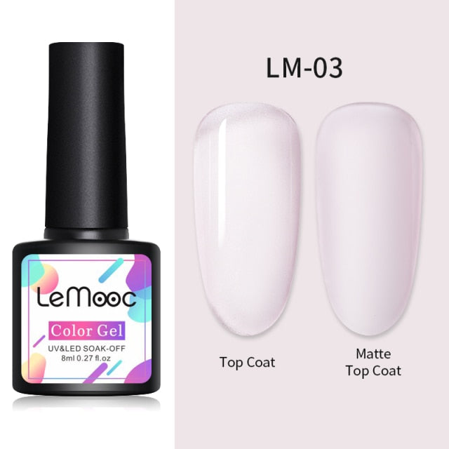 LEMOOC Cat's Eye Magnetic Nail Polish Gel Soak Off UV LED Nail Varnish Lacquers Shiny Glitter Beauty Design Cat Polishes