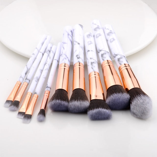 FLD 5/15Pcs Makeup Brushes Tool Set Cosmetic Powder Eye Shadow Foundation Blush Blending Beauty Make Up Brush Maquiagem