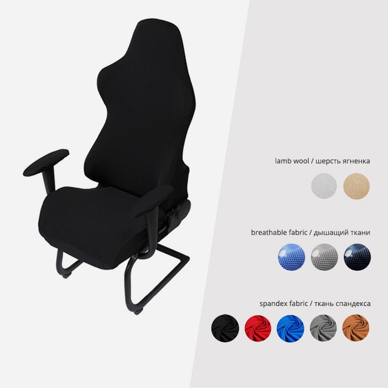 Hot Sale Office Chair Cover Spandex Seat Cover for Computer Chair Cover Slipcover for Armchair Cover Dining Office Chair Case