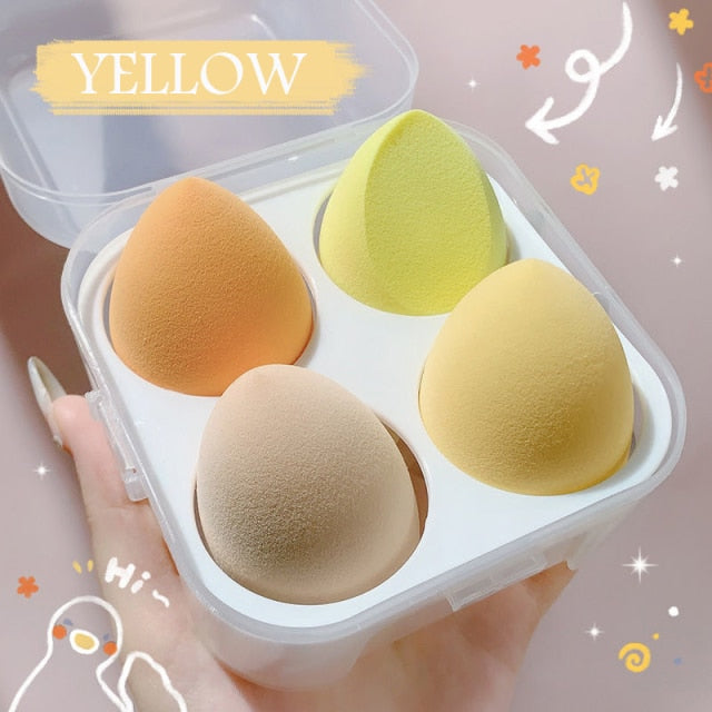 Sponge for Makeup Beauty Blender with Box Foundation Powder Blush Make up Tool Beauty Egg 1/4pc XISHOW Makeup Sponge Blender