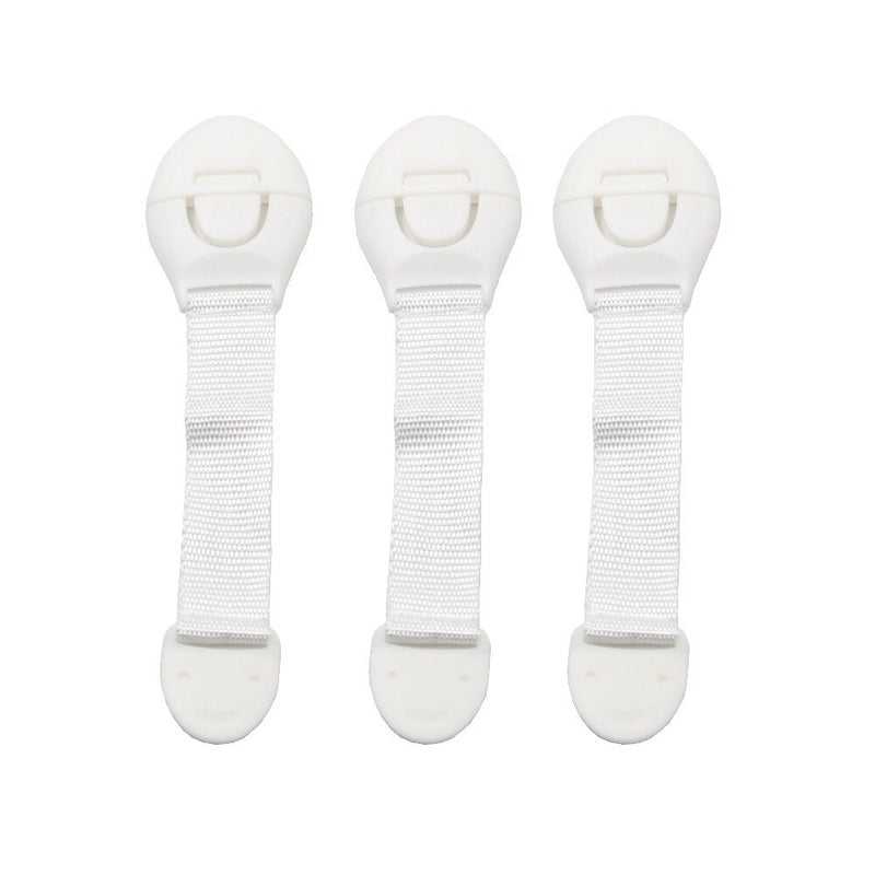 JOJOCHEW Drawer Door Cabinet Cupboard Toilet Safety Locks Baby Safety Care Plastic Locks Straps Infant Baby Protection 10pcs