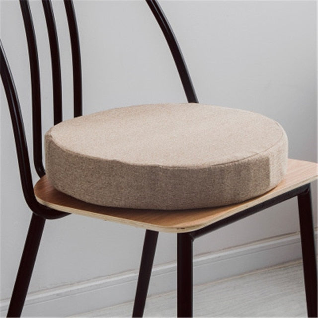 Fashion sale Linen cushion 35D high density foam cushion solid wood sofa cushion Floor cushion Pillow thickened chair cushion