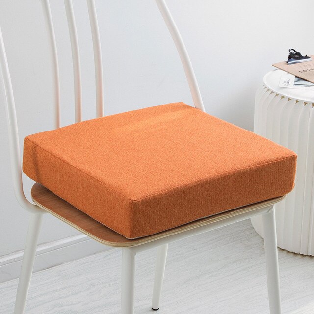 Fashion sale Linen cushion 35D high density foam cushion solid wood sofa cushion Floor cushion Pillow thickened chair cushion