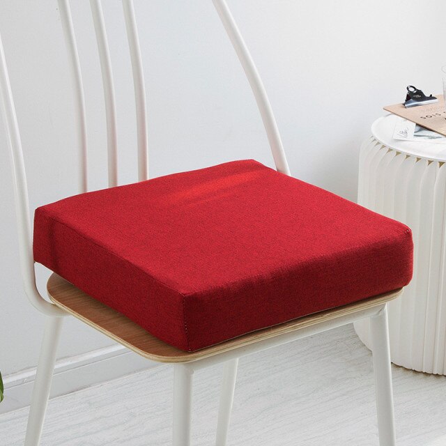 Fashion sale Linen cushion 35D high density foam cushion solid wood sofa cushion Floor cushion Pillow thickened chair cushion