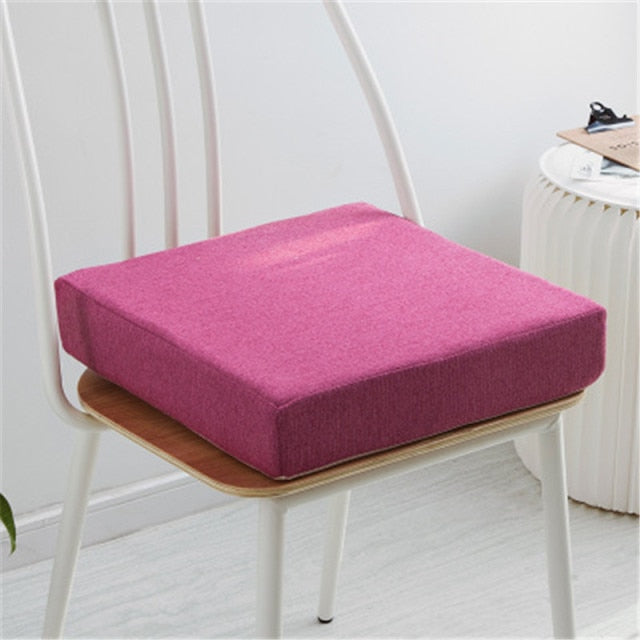 Fashion sale Linen cushion 35D high density foam cushion solid wood sofa cushion Floor cushion Pillow thickened chair cushion