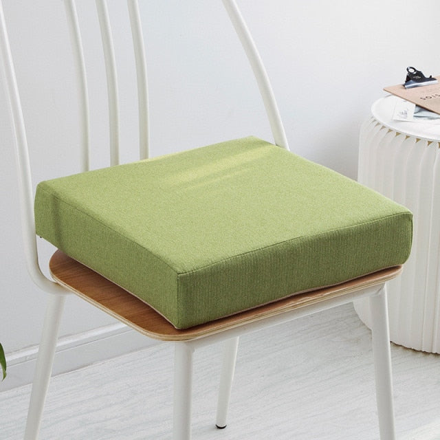 Fashion sale Linen cushion 35D high density foam cushion solid wood sofa cushion Floor cushion Pillow thickened chair cushion