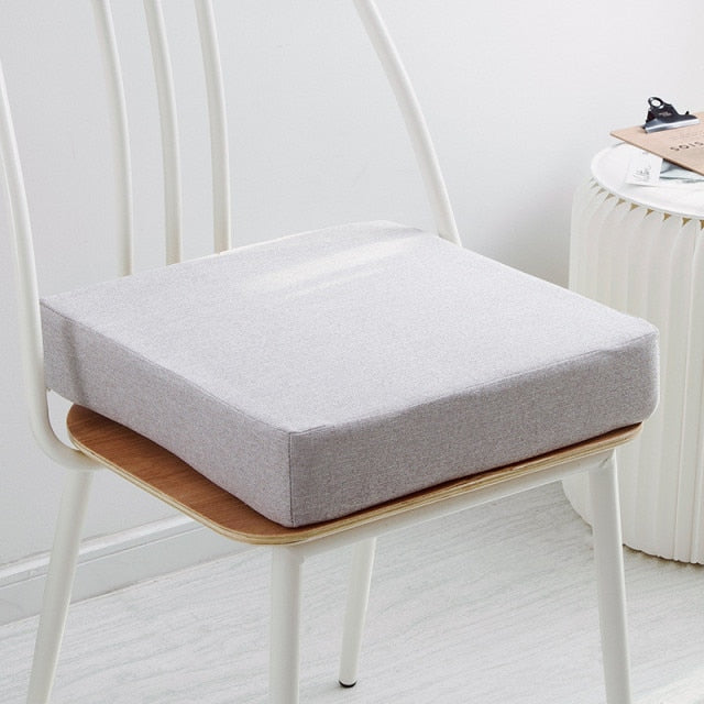 Fashion sale Linen cushion 35D high density foam cushion solid wood sofa cushion Floor cushion Pillow thickened chair cushion