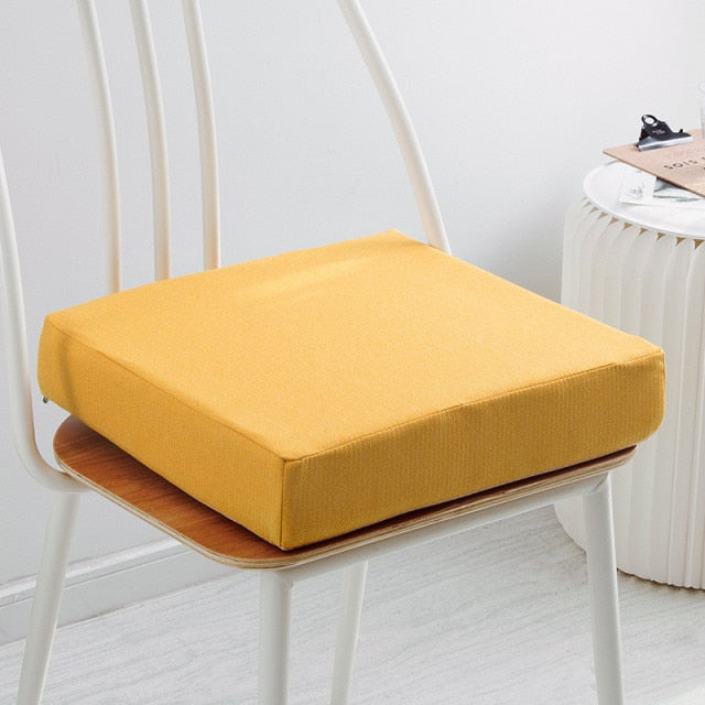 Fashion sale Linen cushion 35D high density foam cushion solid wood sofa cushion Floor cushion Pillow thickened chair cushion