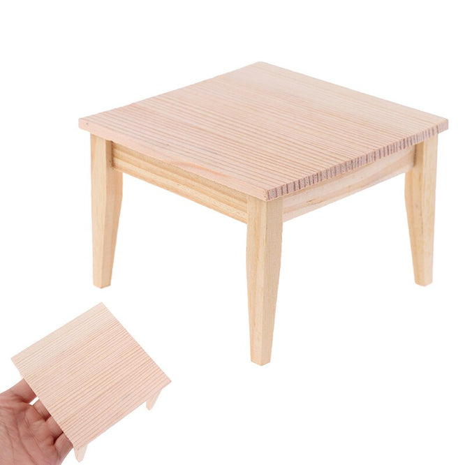 Simulation Mini Dining Table Furniture Model Toys For Doll House Decoration 1/12 Dollhouse Miniature Accessories