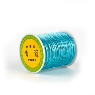 TYRY.HU 80 meter Baby Chewable Necklace Accessories 1.5mm Satin Silk Nylon Cord for Silicone Teething Necklace Pacifier Clip DIY